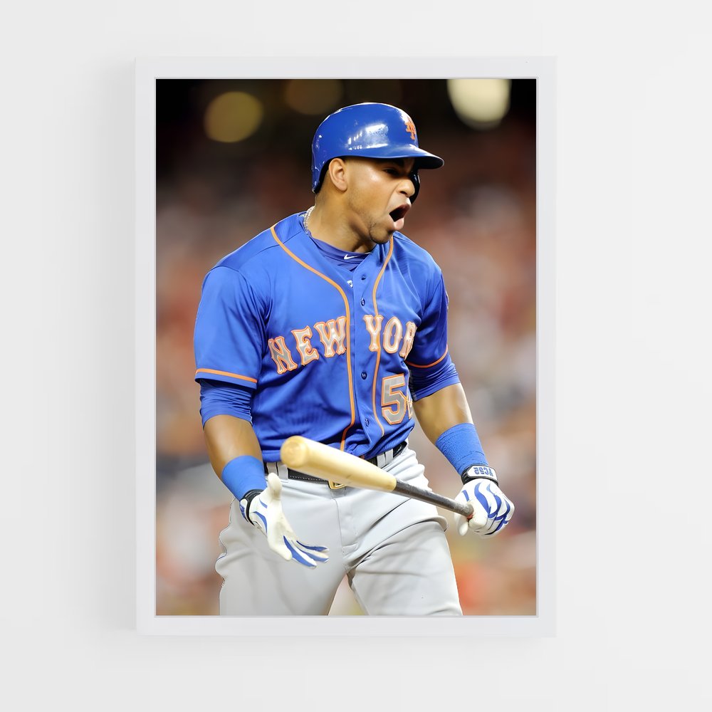 Poster Yoenis de cespedes – affiche Baseball (vue 3)